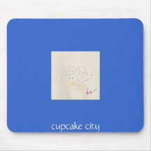 cupcake city mouse pad