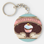 Cupcake Confections Vintage Style Key Chain
