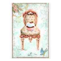 Cupcake French Victorian Invitation