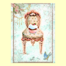 Cupcake French Victorian Invitation invitations