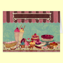 Cupcake & Ice Cream Patisserie cards