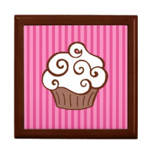 Cupcake Jewellery Box Gift Boxes