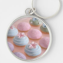 Cupcake key chain