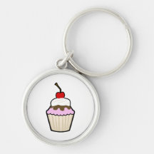 Cupcake Key Chain