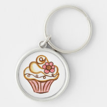 Cupcake Keychain