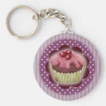 Cupcake Keychain