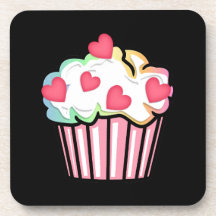 Cupcake Love Coasters