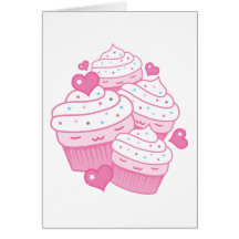 cupcake love greeting cards