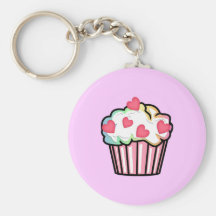 Cupcake Love Key Chain