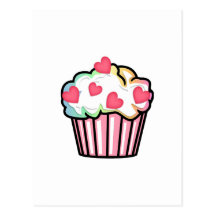 Cupcake Love Post Cards
