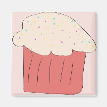 Cupcake magnet
