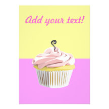 Cupcake party invite