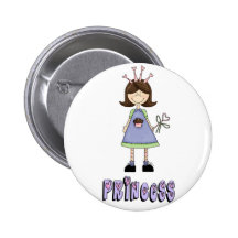 Cupcake Princess Button
