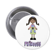 Cupcake Princess Buttons