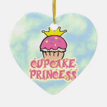 Cupcake Princess Ornament