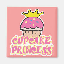 Cupcake Princess Refrigerator Magnet