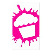 cupcake splatz business card templates
