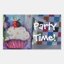 Cupcake Sticker
