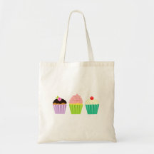 Cupcake Trio Tote Bag