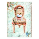 Cupcake Victorian Chair Business Cards