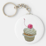 Cupcake with cherry key chain