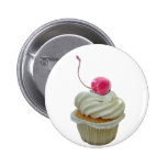 Cupcake with cherry pin