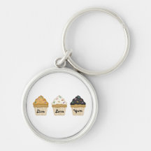 Cupcake Yum Keychain