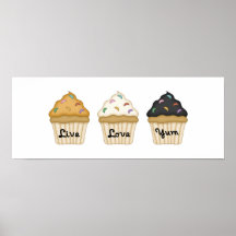 Cupcake Yum Posters
