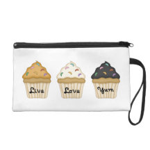 Cupcake Yum Wristlet Purses