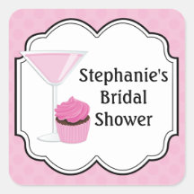 Cupcakes and Cocktails Party Sticker