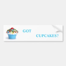 Cupcakes Bumper Sticker