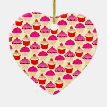 Cupcakes Christmas Tree Ornaments