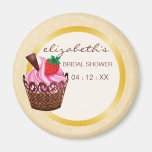 Cupcakes & Cocktails Bridal Shower Favour Magnet