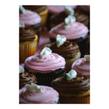 Cupcakes Custom Invites