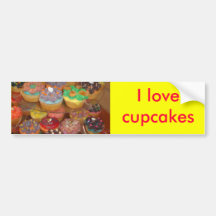 Cupcakes galore bumper sticker