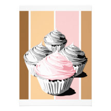 Cupcakes invitation