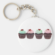 Cupcakes Key Chain