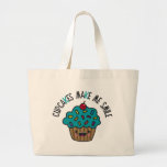 Cupcakes Make Me Smile Canvas Bags