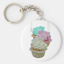 Cupcakes with Bling! Keychain