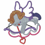 Cupid Capers Embroidered Hoodie