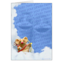 Cupid Mouse Template Cards