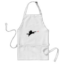 cupid shooting aprons