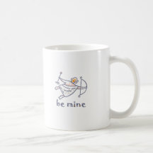 Cupid with Bow Valentines Design Coffee Mugs