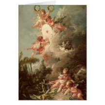 Cupid's Target, from 'Les Amours des Dieux' Cards