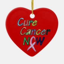 Cure Cancer Now Multi-Ribbon Ornament