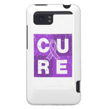 CURE Epilepsy Distressed Cube HTC Vivid Cases