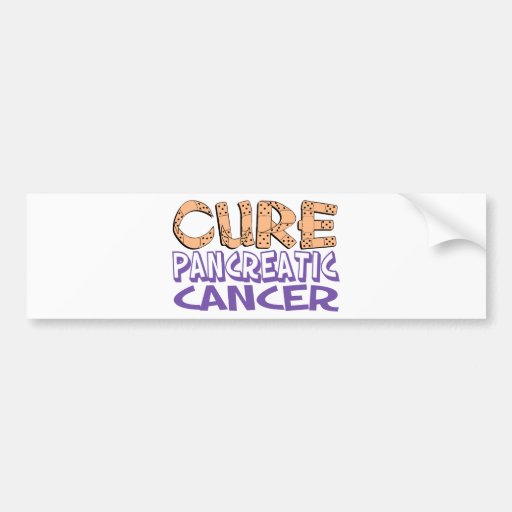 Cure Pancreatic Cancer Bumper Sticker Zazzle