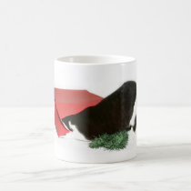Curious Christmas cat mugs
