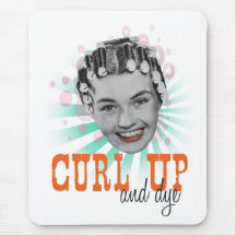 Curl Up and Dye Mousepad