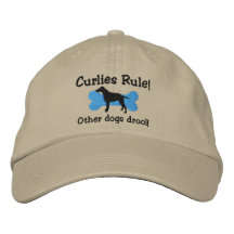 Curlies Rule Embroidered Hat